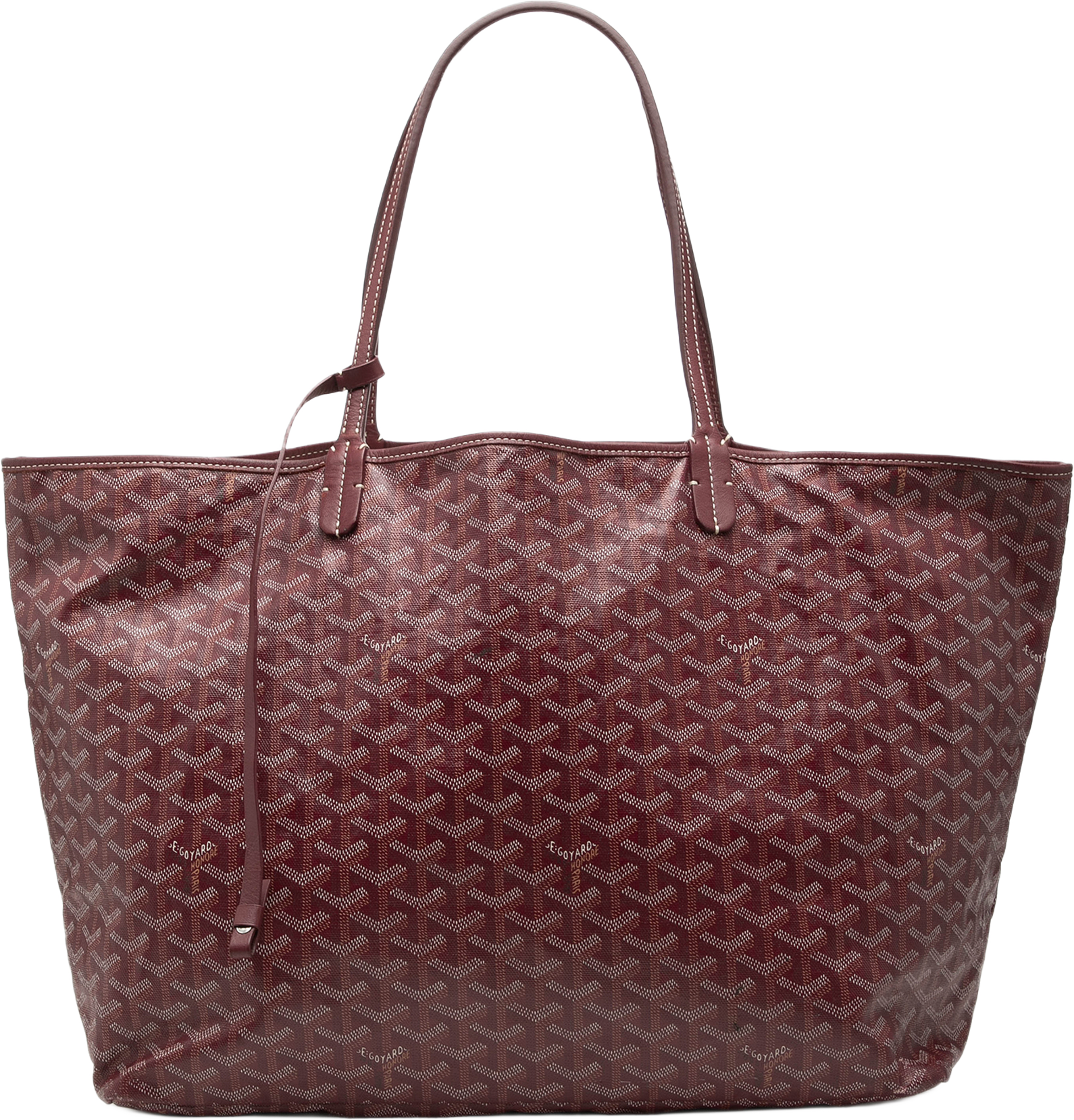 Goyard Goyardine Saint Louis Gm, från Luxclusif, i färgen röd. Klicka för att öppna bilden i stort format