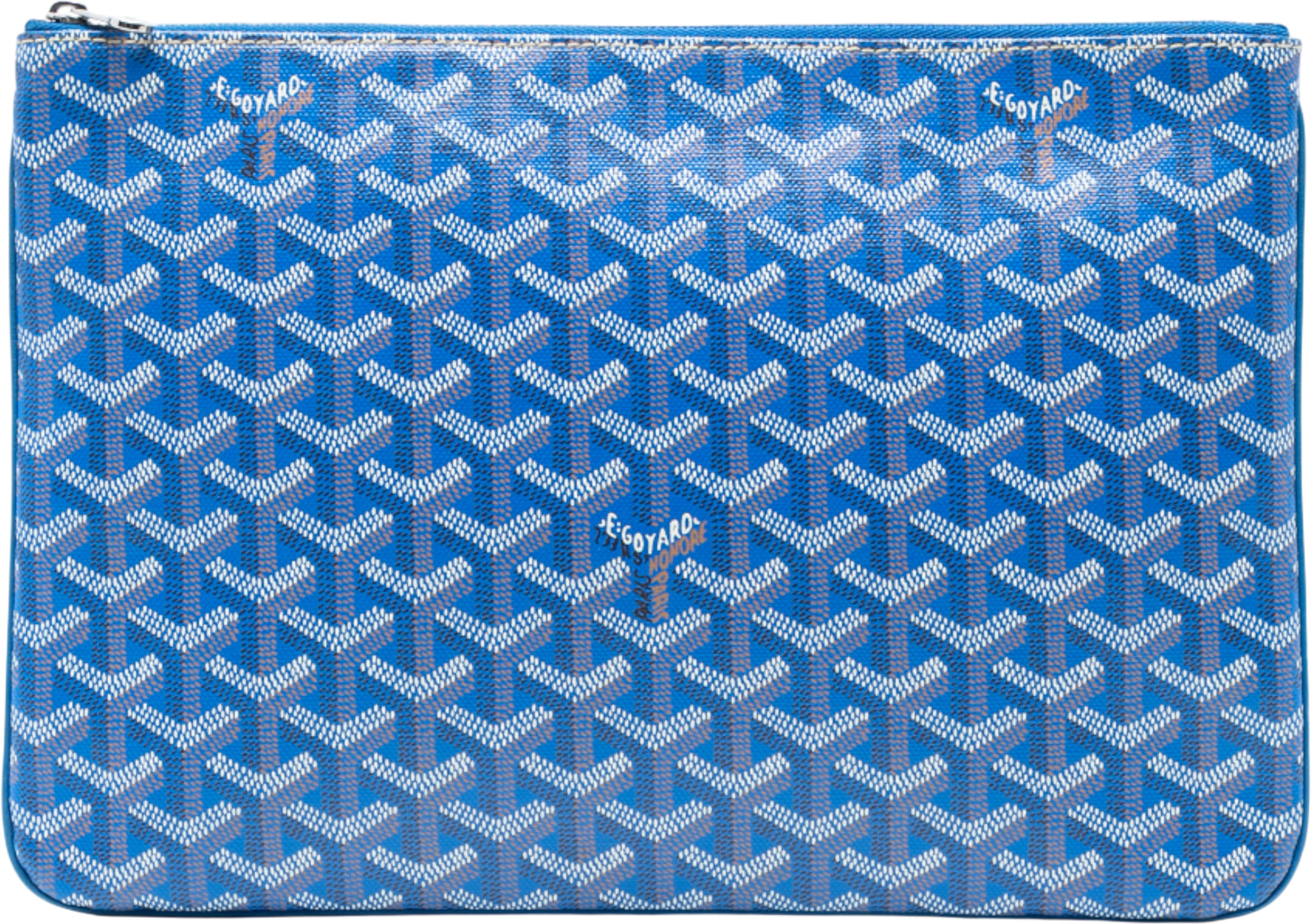 Goyard Goyardine Senat Mm, från Luxclusif, i färgen blue. Klicka för att öppna bilden i stort format