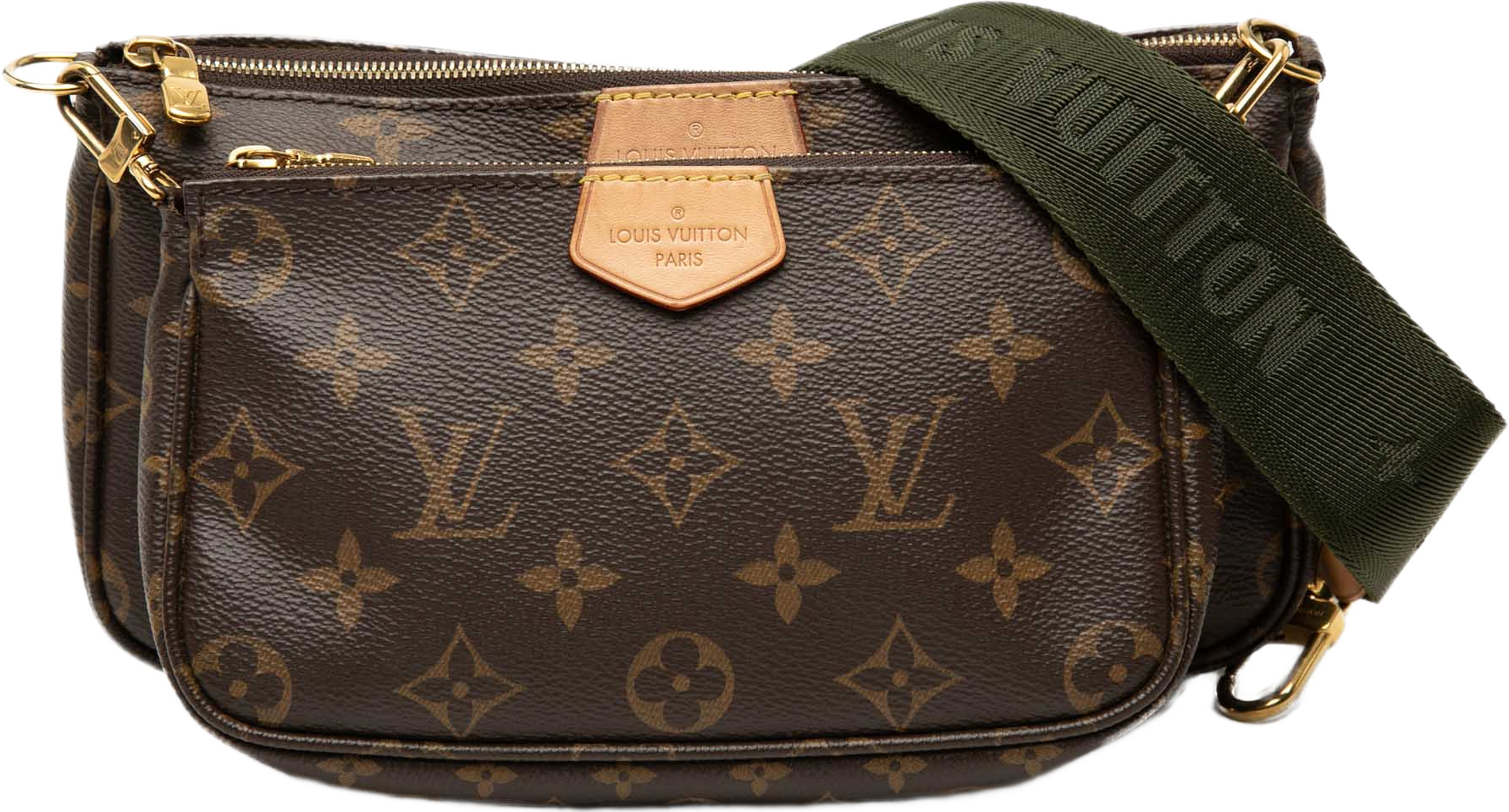 Louis Vuitton Monogram Multi Pochette Accessoires, från Luxclusif, i färgen brun. Klicka för att öppna bilden i stort format
