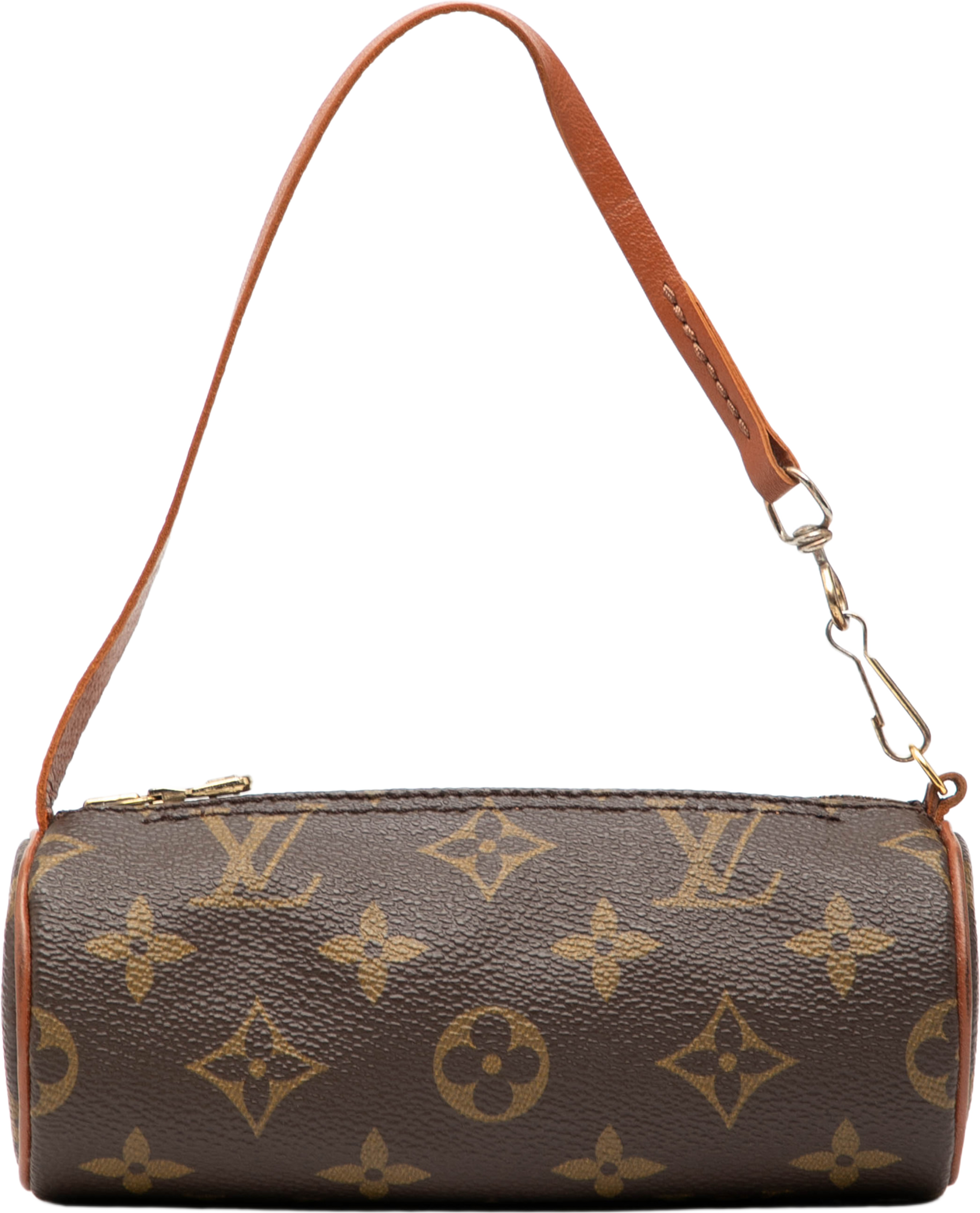 Louis Vuitton Monogram Papillon Pochette, från Luxclusif, i färgen brown. Klicka för att öppna bilden i stort format