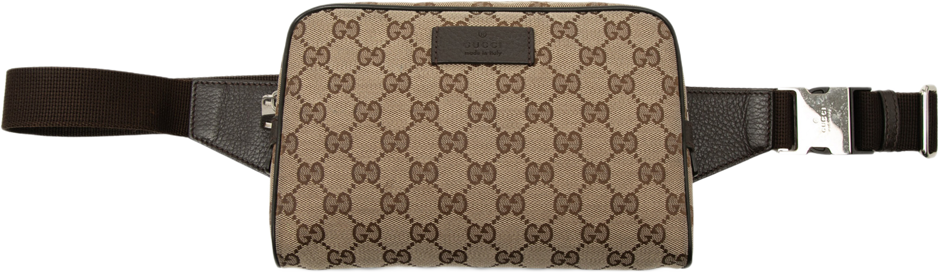 Gucci Gg Canvas Belt Bag, från Luxclusif, i färgen beige. Klicka för att öppna bilden i stort format
