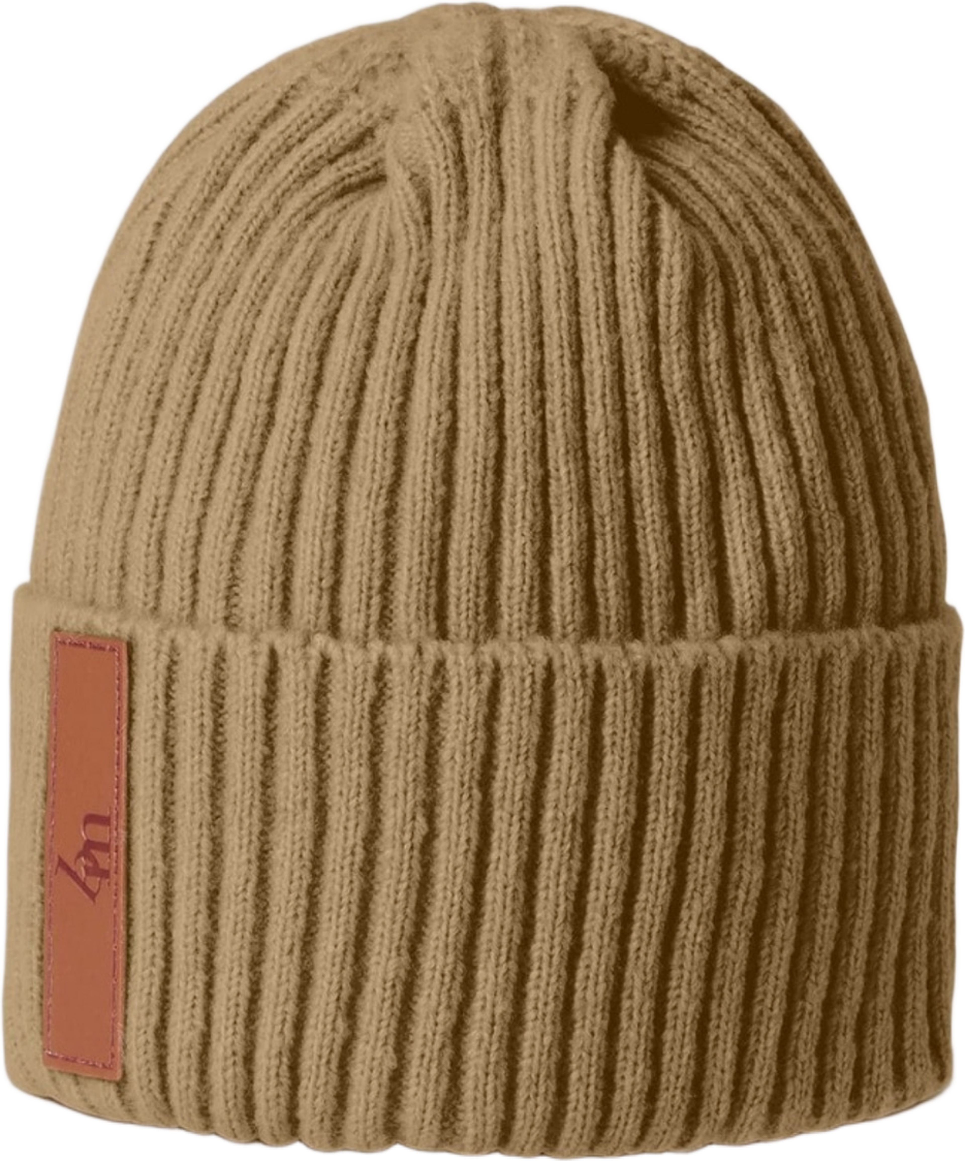 Beanie - Vuxen, från BabyMocs, i färgen caramel. Klicka för att öppna bilden i stort format