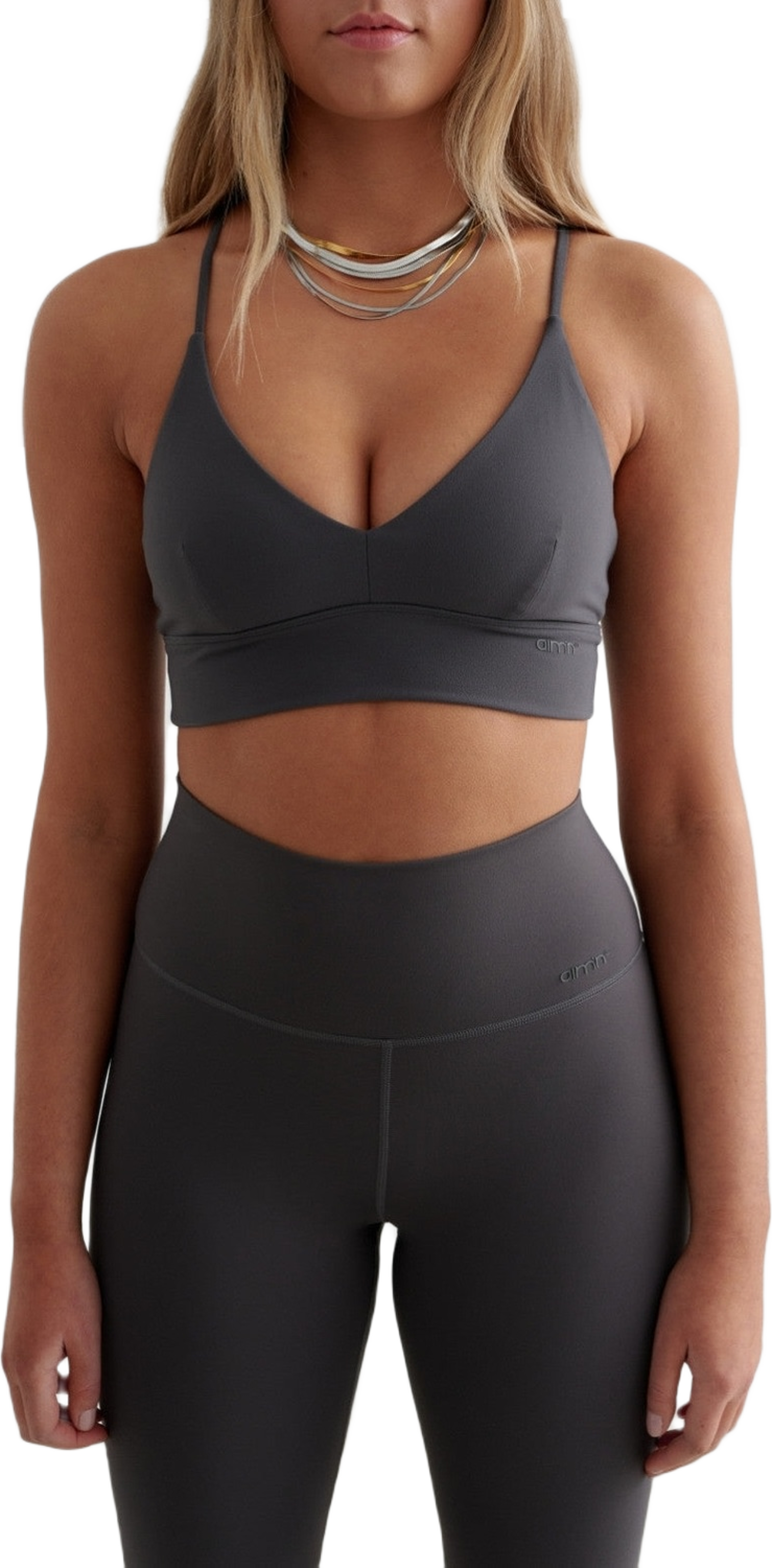 Shadow Grey Sense Strap Bra