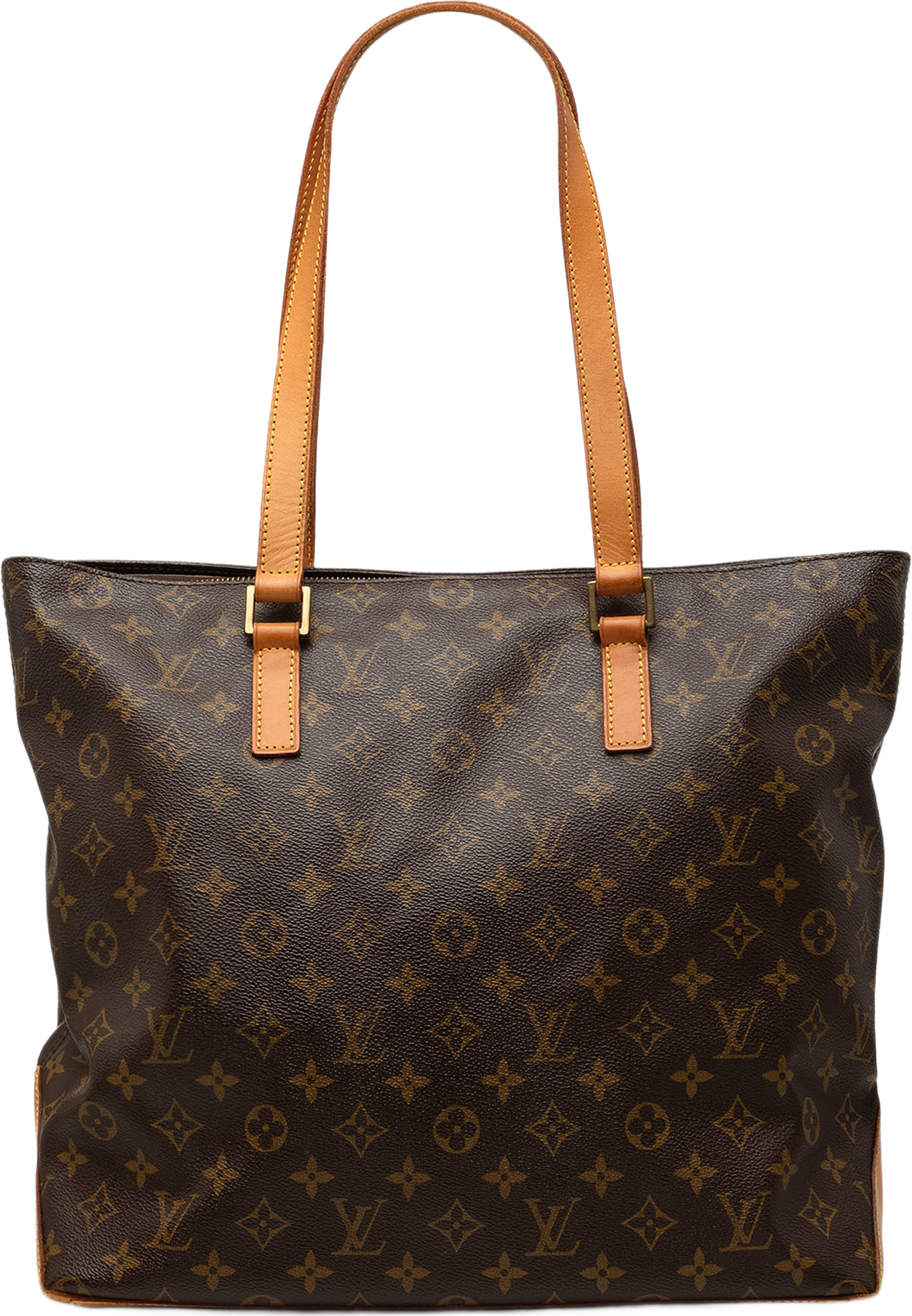 Louis Vuitton Monogram Cabas Mezzo, från Luxclusif, i färgen brun. Klicka för att öppna bilden i stort format