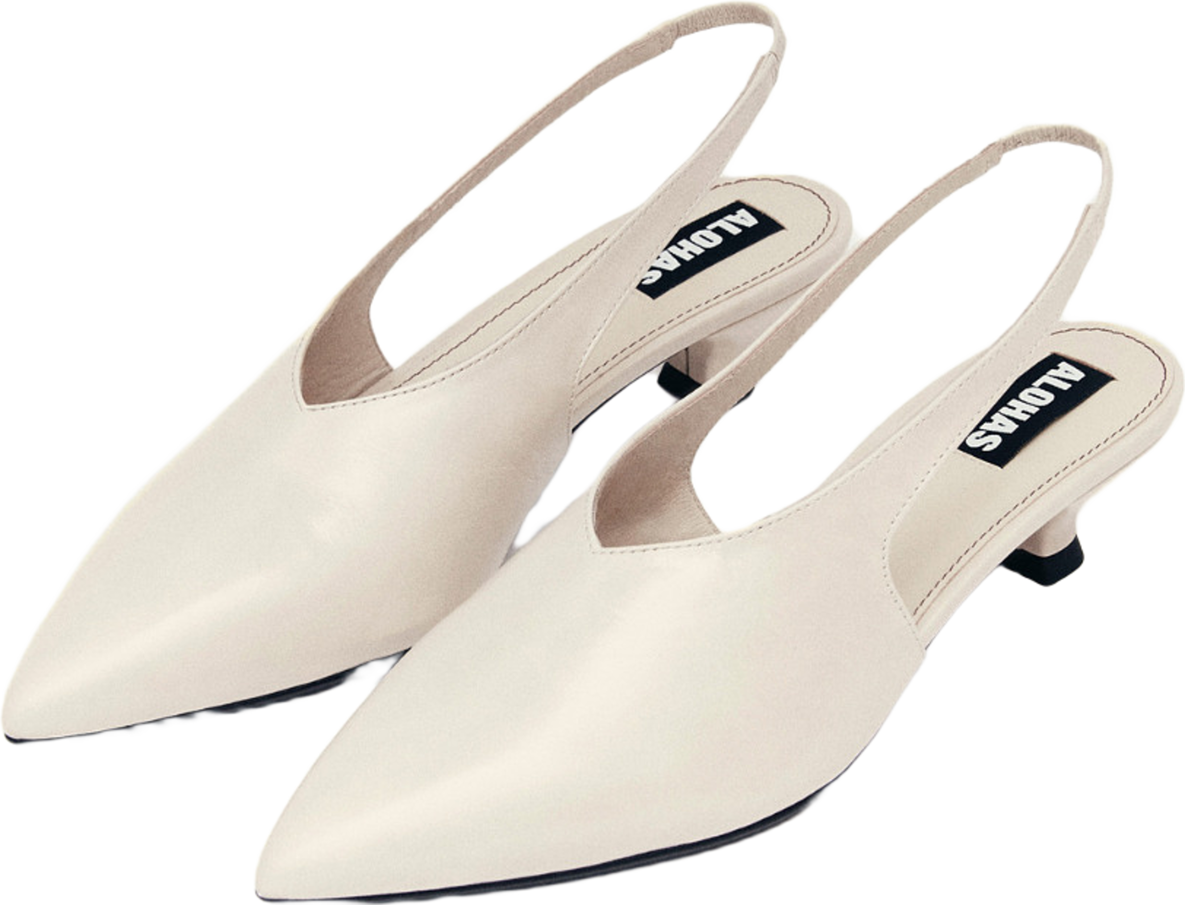 Eros Cream Leather Pumps