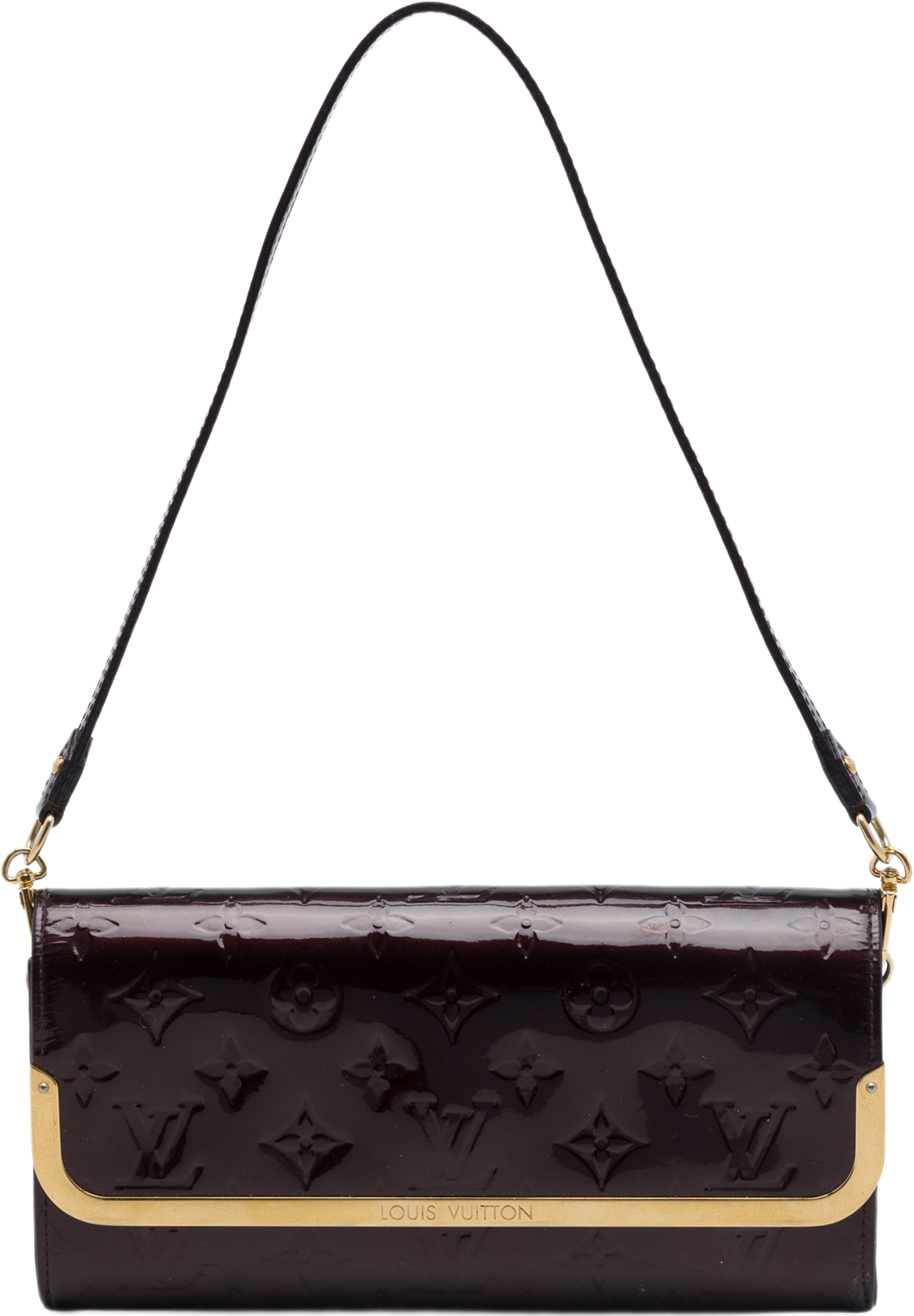 Louis Vuitton Monogram Vernis Ana, från Luxclusif, i färgen purpur. Klicka för att öppna bilden i stort format