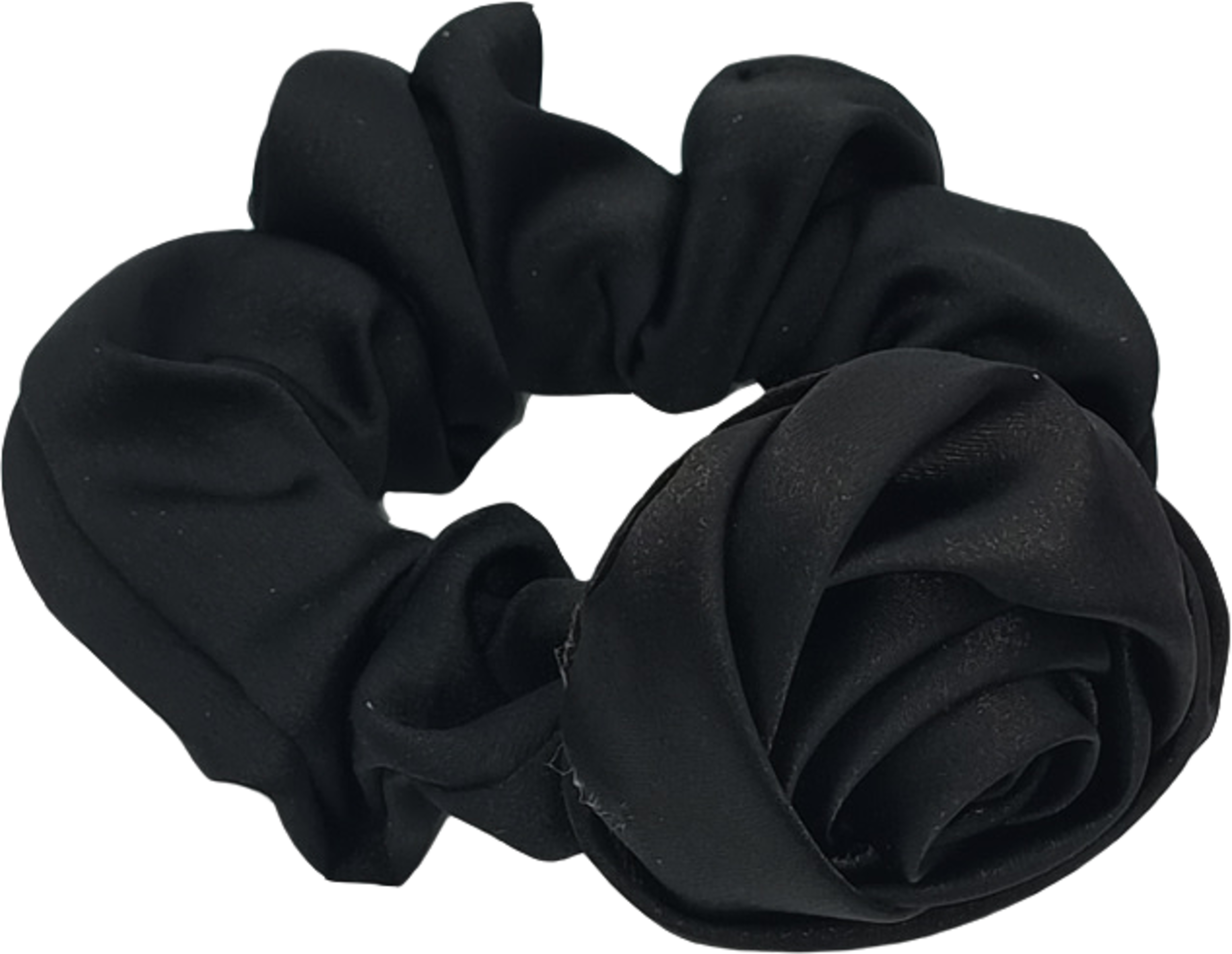 Scrunchie Med Blomma