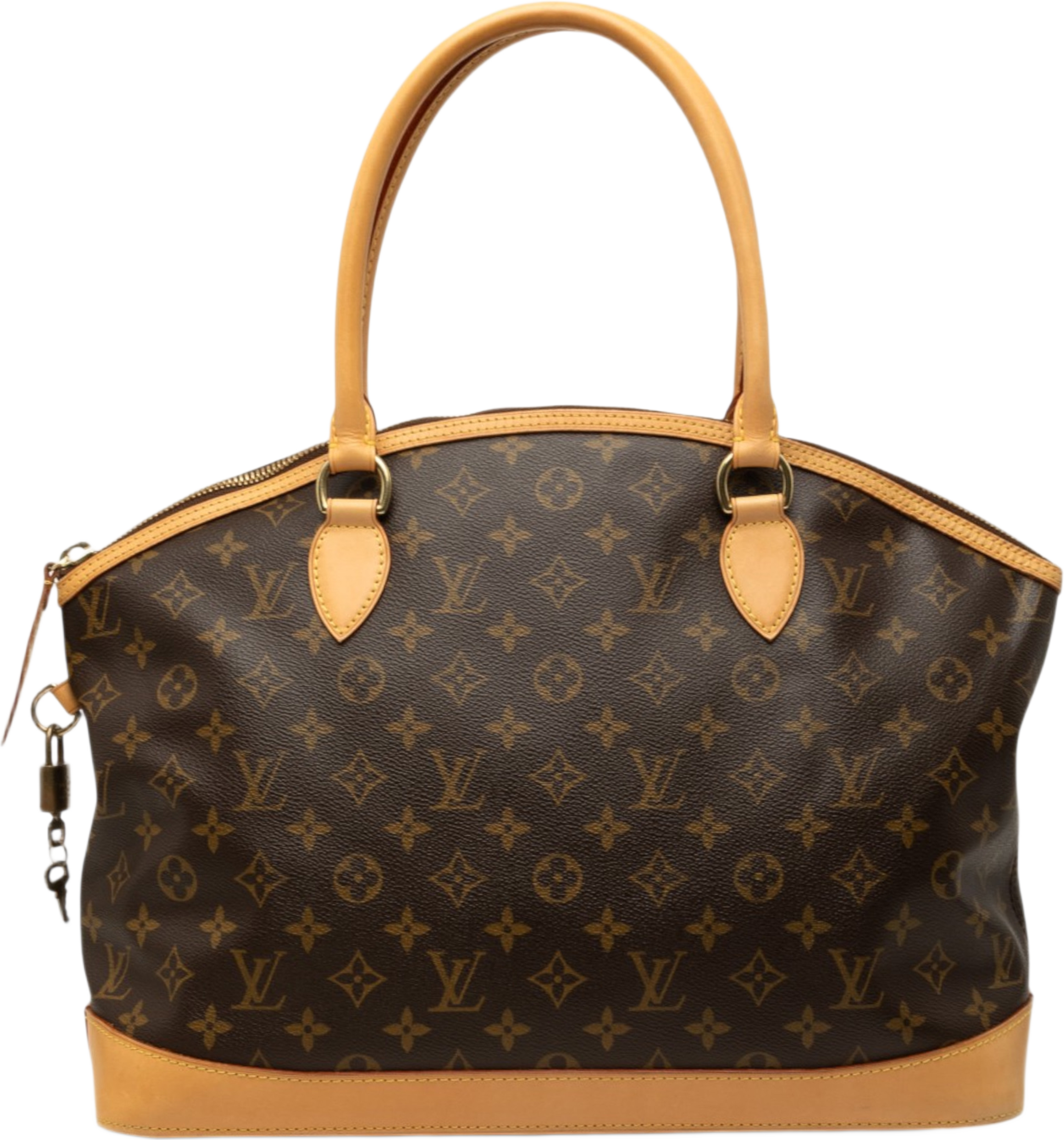 Louis Vuitton Monogram Lockit Horizontal, från Luxclusif, i färgen brun. Klicka för att öppna bilden i stort format