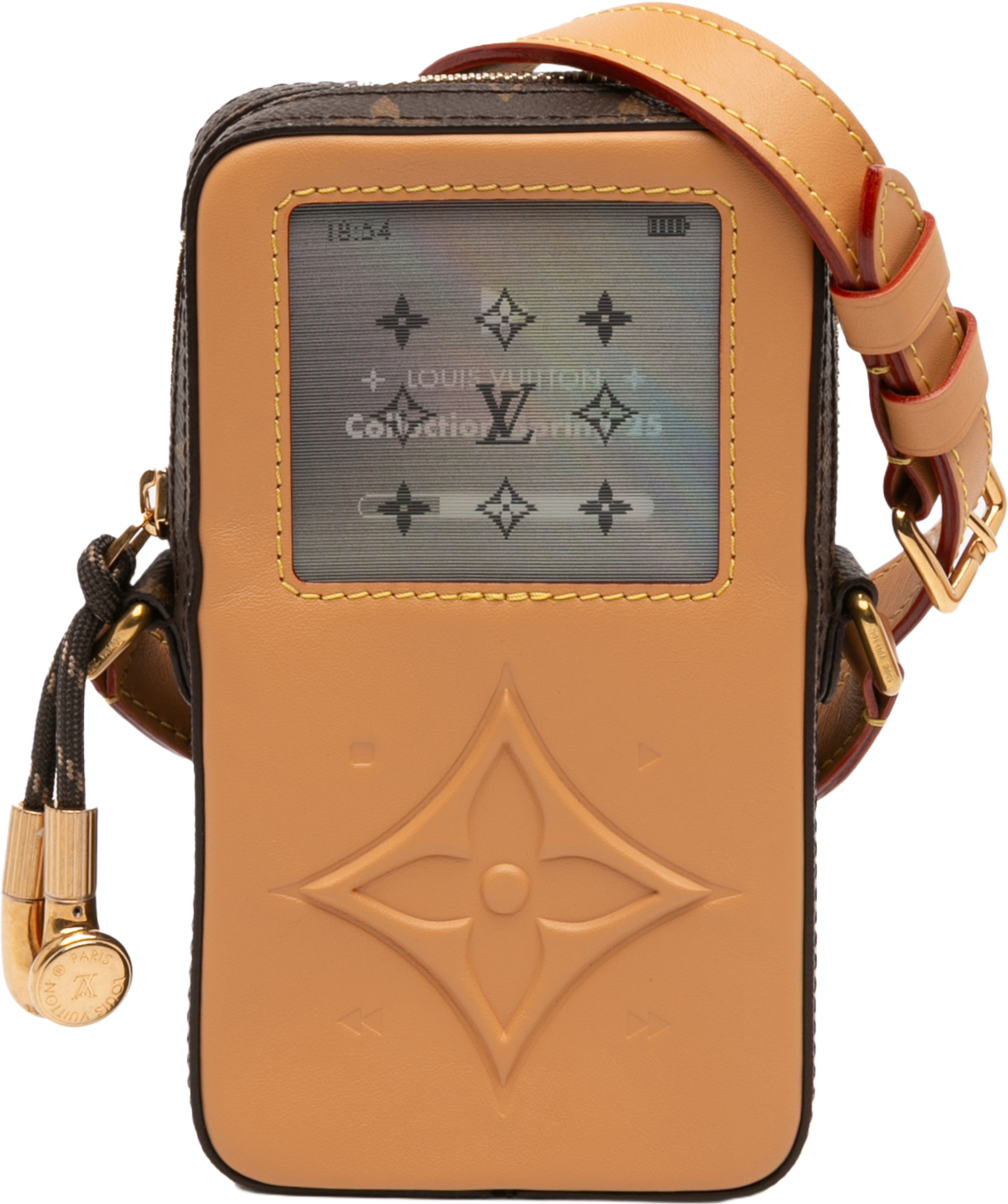 Louis Vuitton Monogram Music Player Wearable Wallet, från Luxclusif, i färgen brown. Klicka för att öppna bilden i stort format