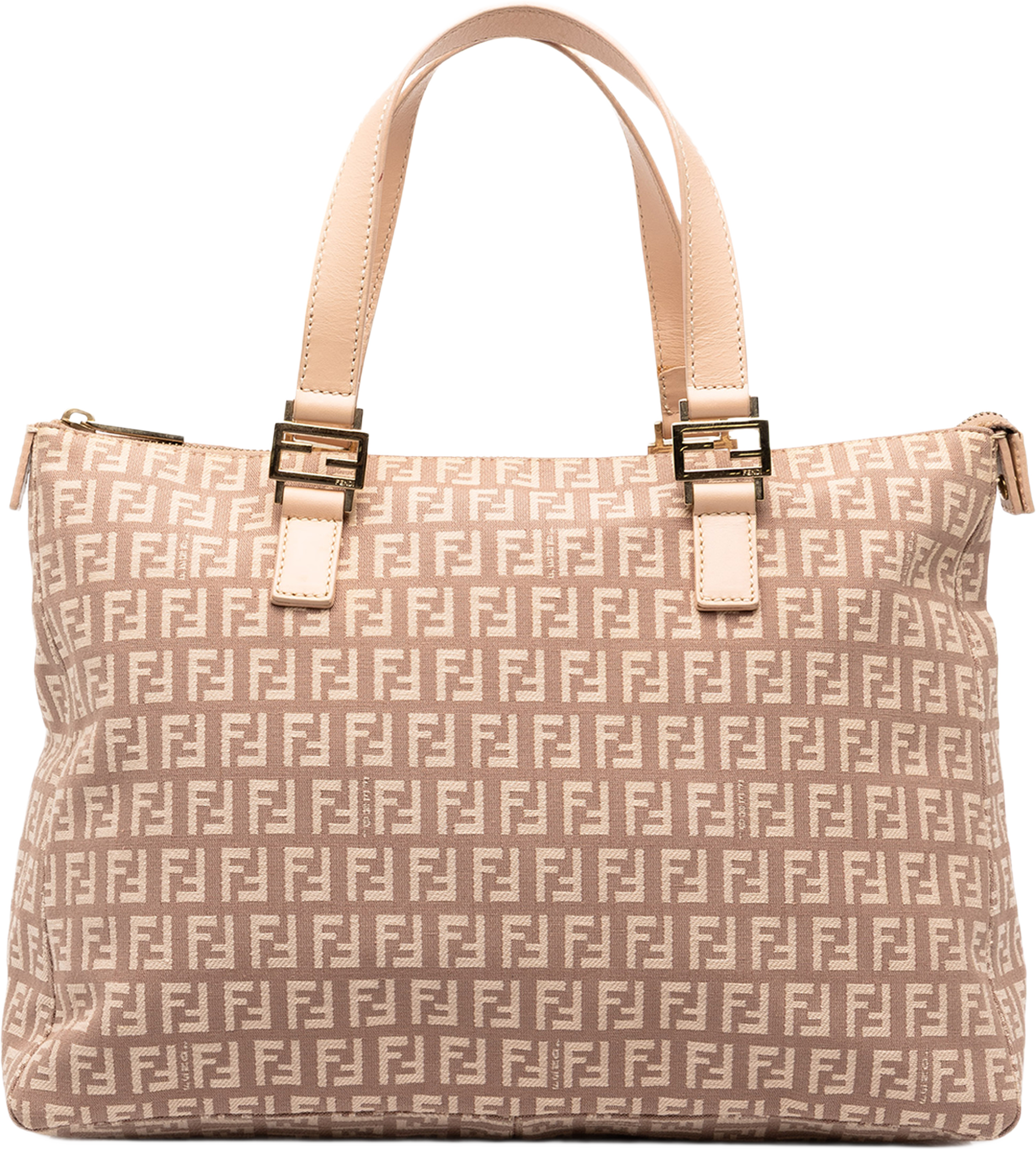 Fendi Zucchino Canvas Tote, från Luxclusif, i färgen rosa. Klicka för att öppna bilden i stort format