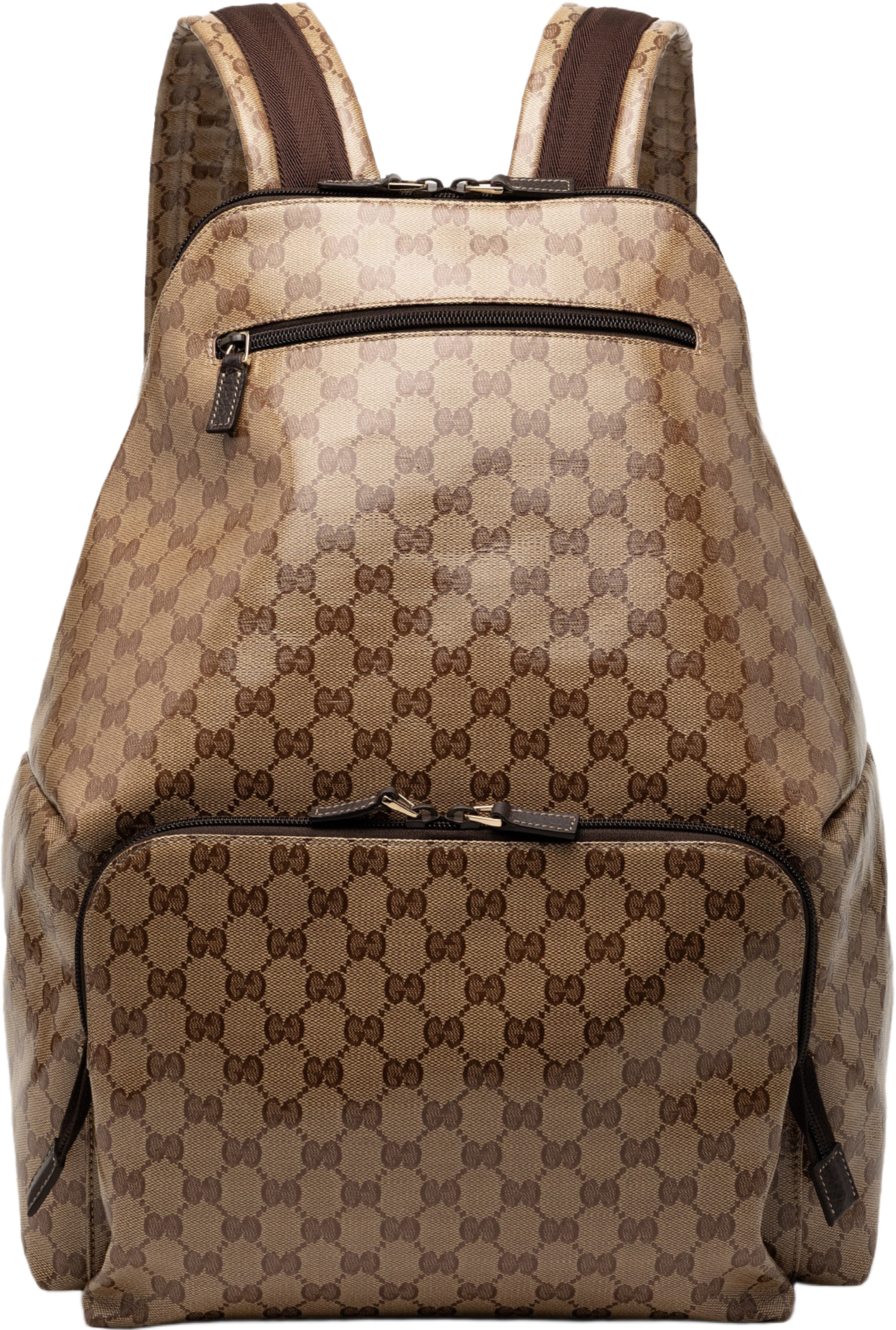 Gucci Gg Crystal Backpack, från Luxclusif, i färgen beige. Klicka för att öppna bilden i stort format