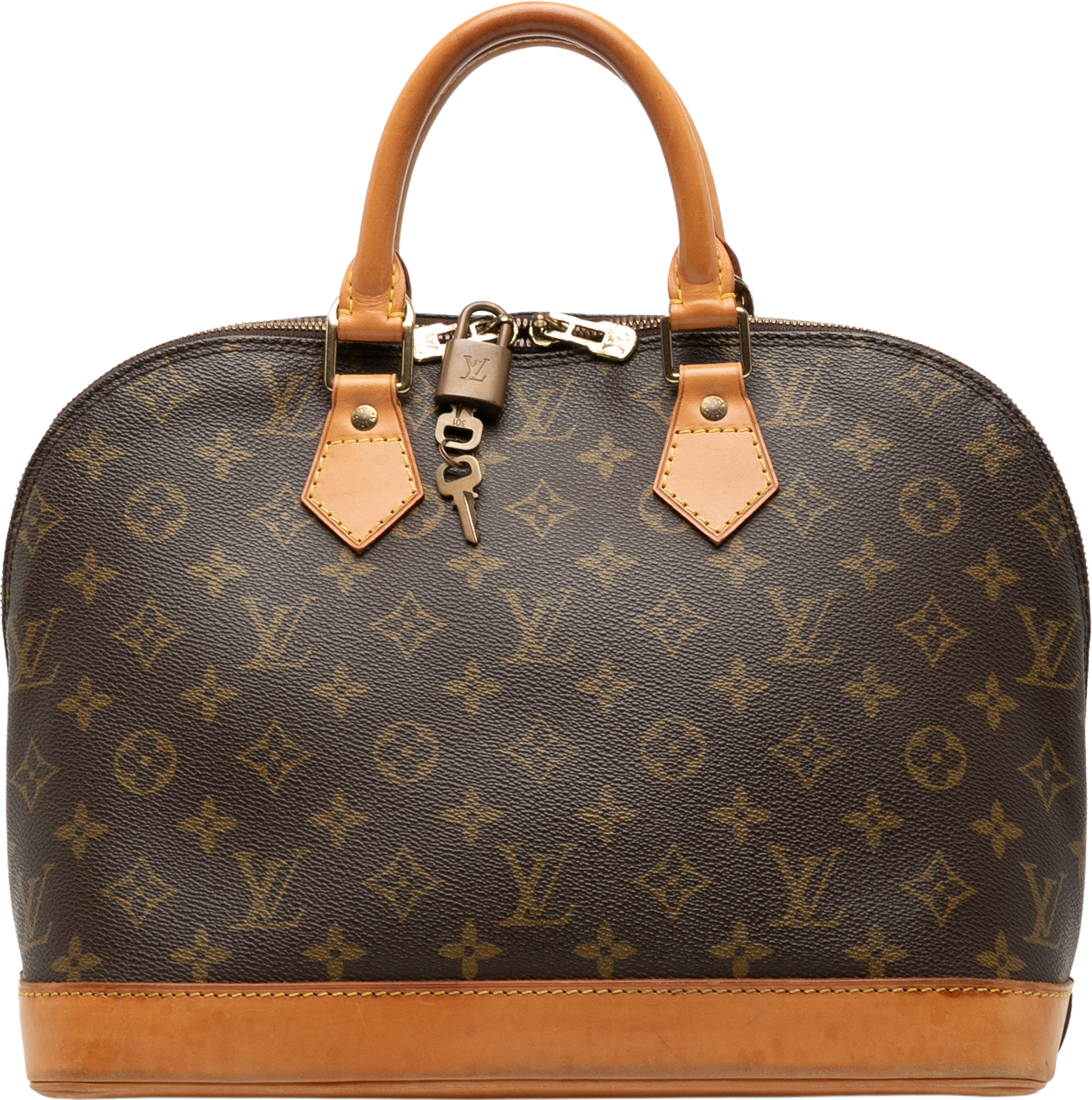 Louis Vuitton Monogram Alma Pm, från Luxclusif, i färgen brown. Klicka för att öppna bilden i stort format