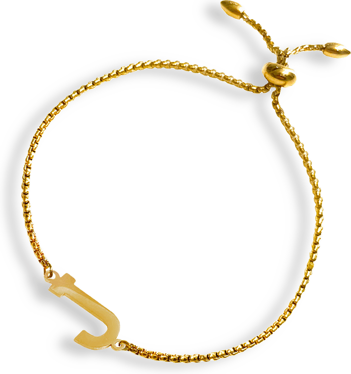 New Identity Bracelet D Gold