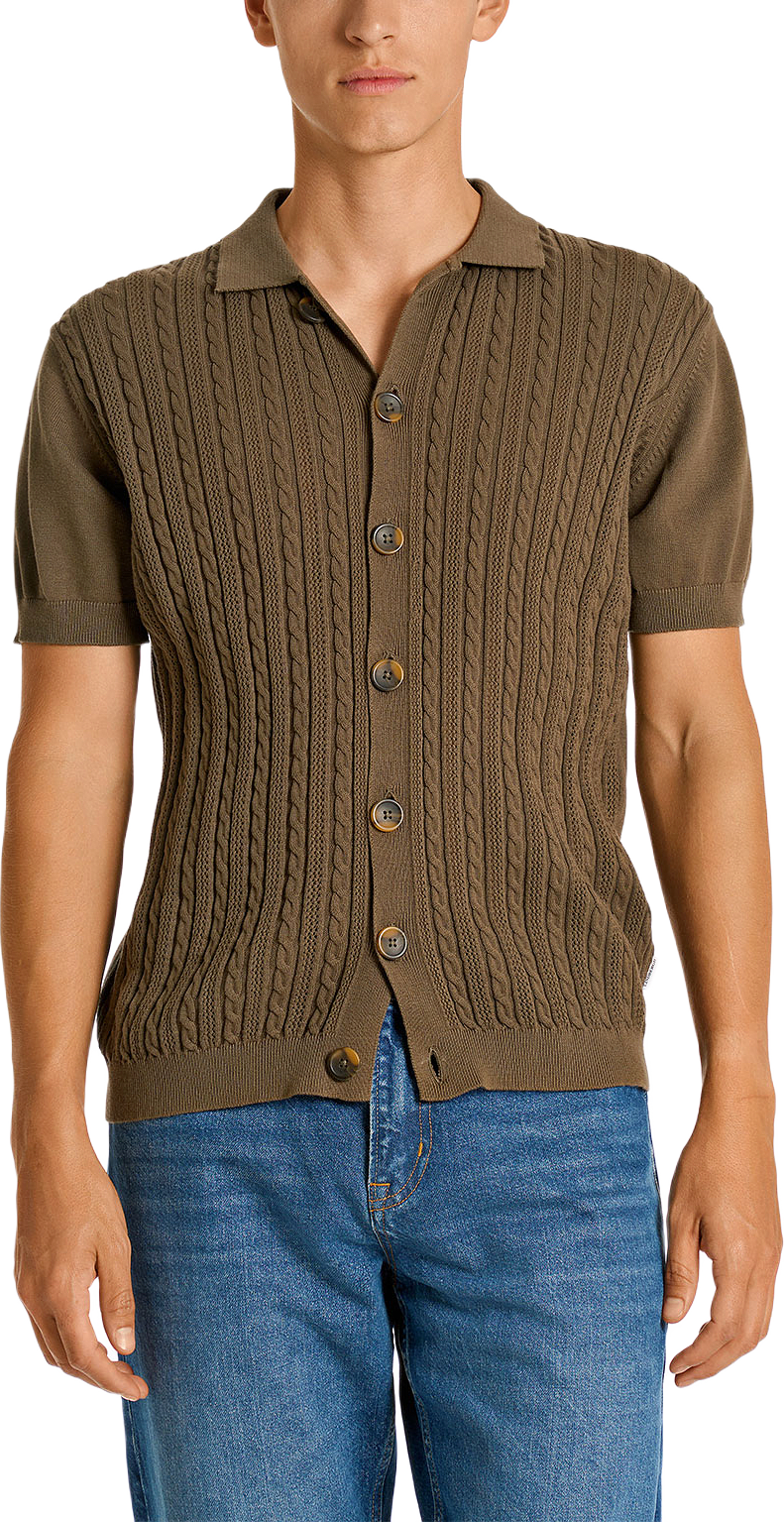 Knitted Cable Cardigan