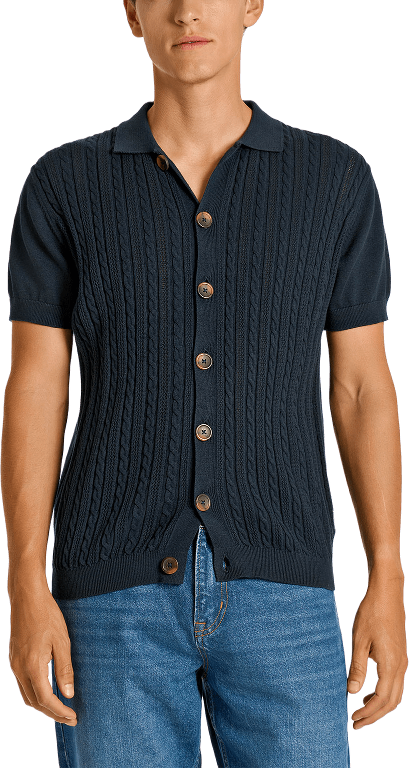 Knitted Cable Cardigan