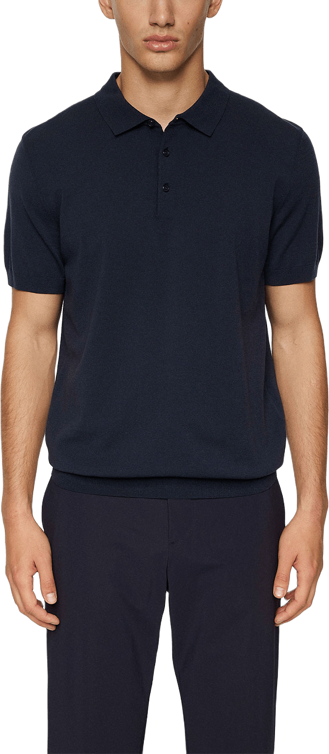 Ridge Knitted Polo