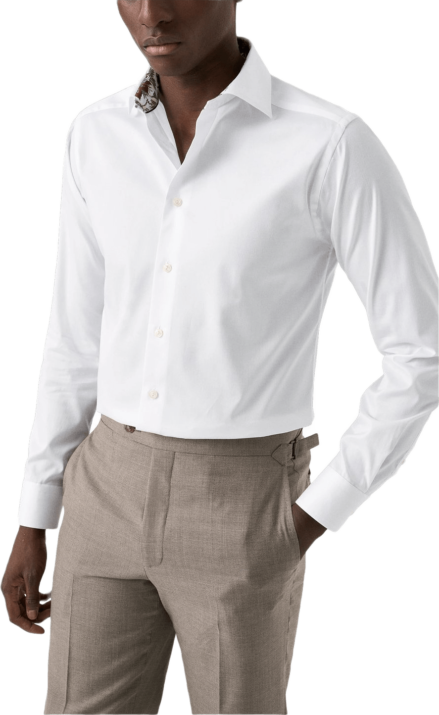 Signature Twill-skjorta Contemporary Fit