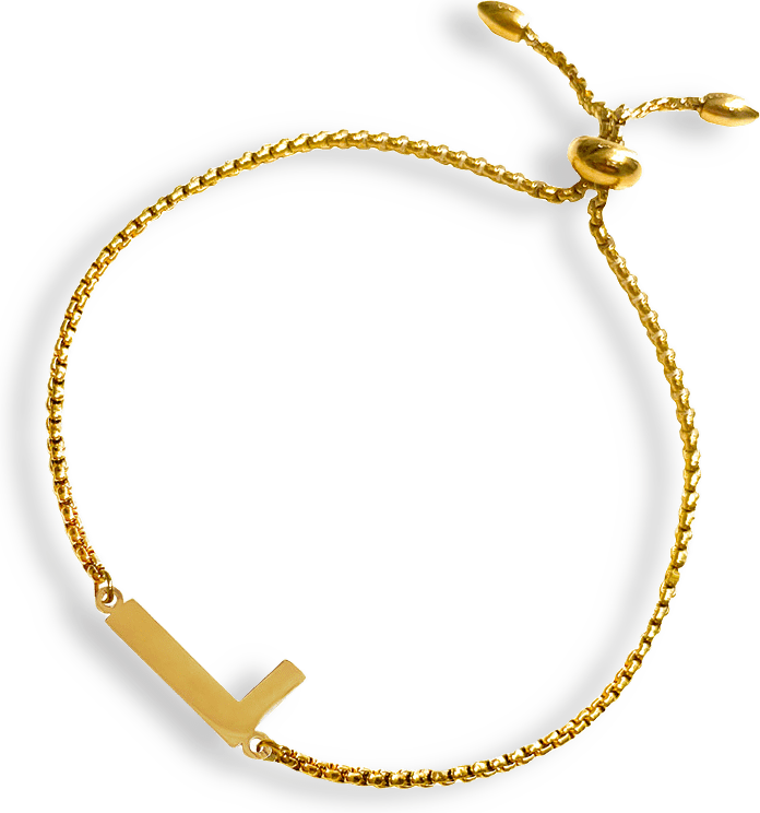 New Identity Bracelet D Gold