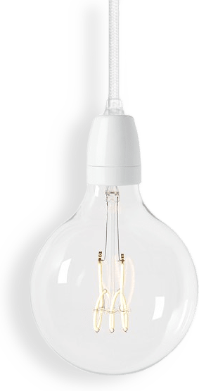 Fönsterlampa Classic White
