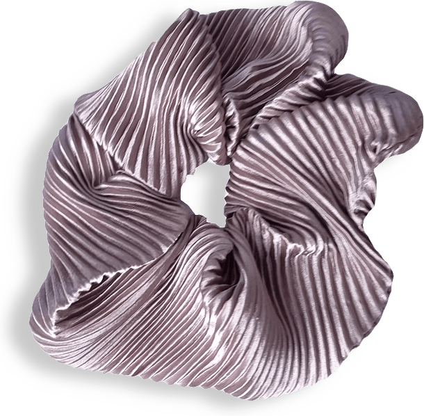 Stor Plisserad Scrunchie Xl