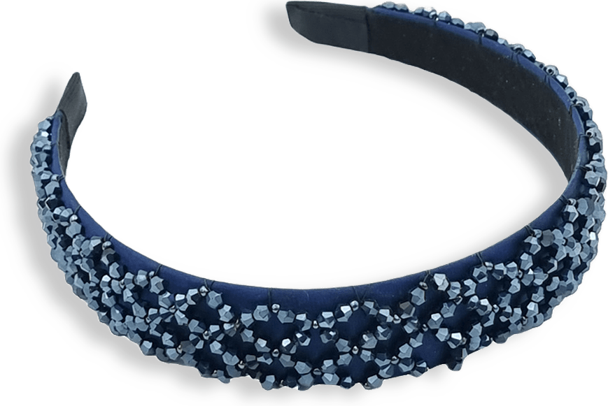 Diadem Med Fasetterade Stenar 2,8 Cm