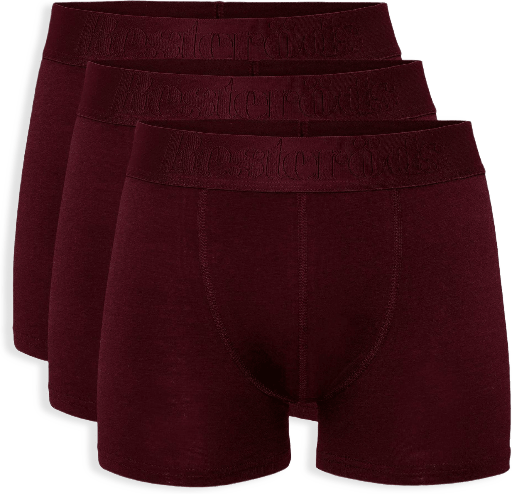 Bambu, Boxer "gunnar", 3-pack, Bordeaux