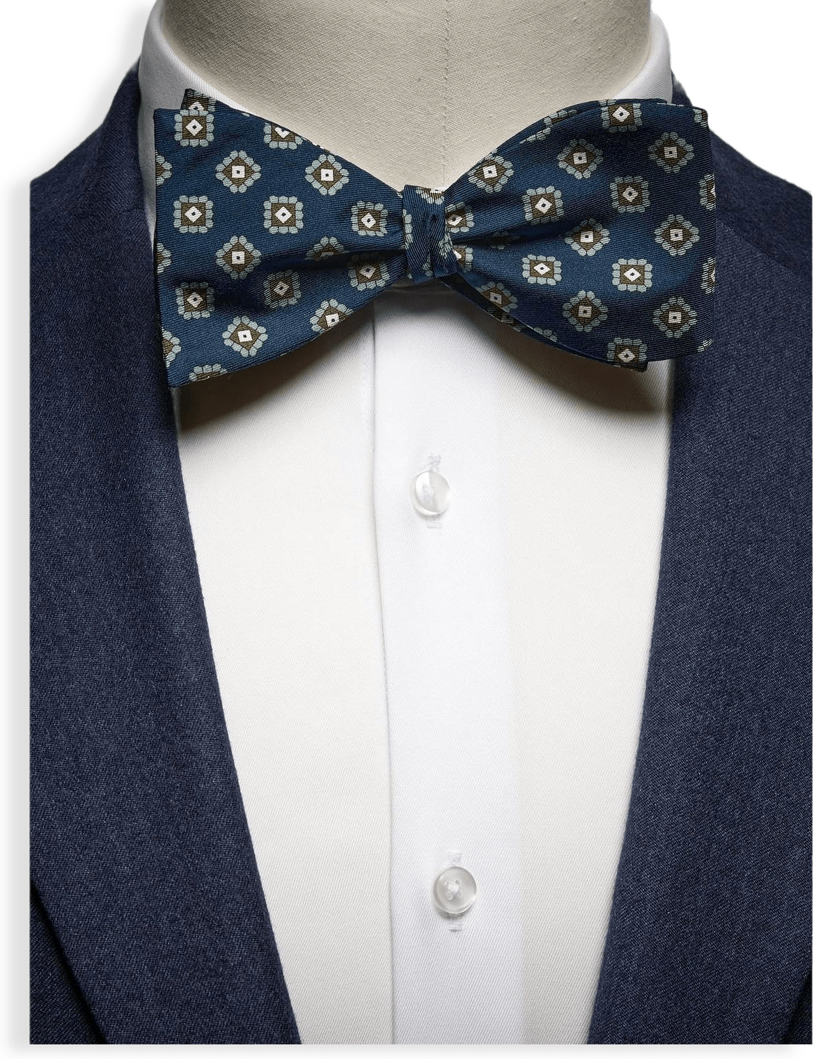 Brown Bow Tie Motif