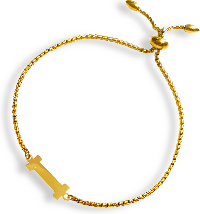 New Identity Bracelet D Gold