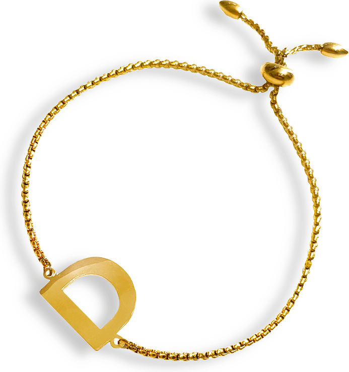 New Identity Bracelet D Gold
