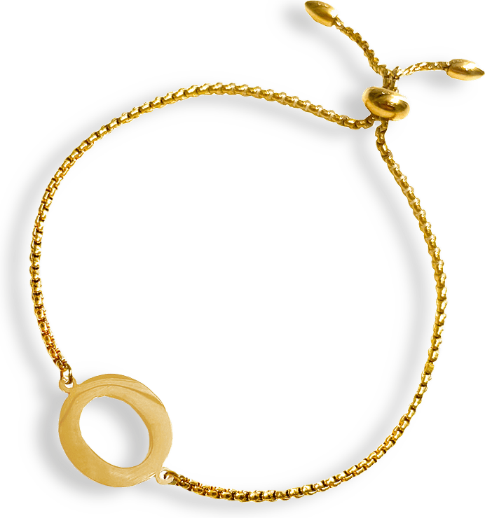 New Identity Bracelet D Gold