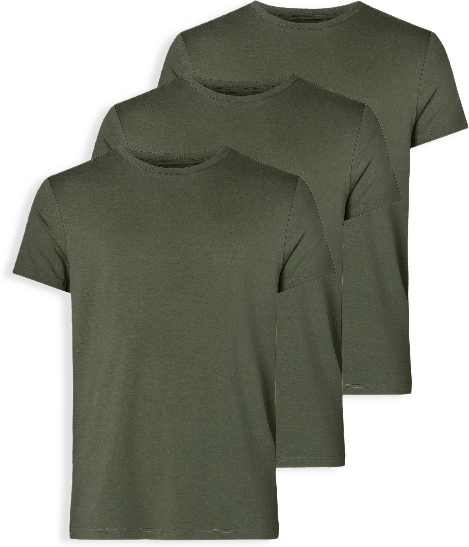 3-pack Bambu, T-shirt O-neck, Navy