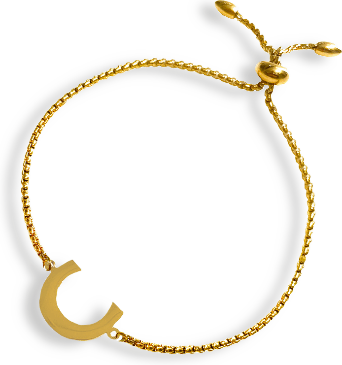 New Identity Bracelet D Gold