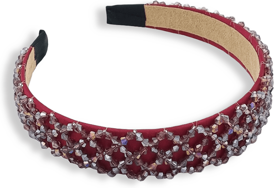 Diadem Med Fasetterade Stenar 2,8 Cm
