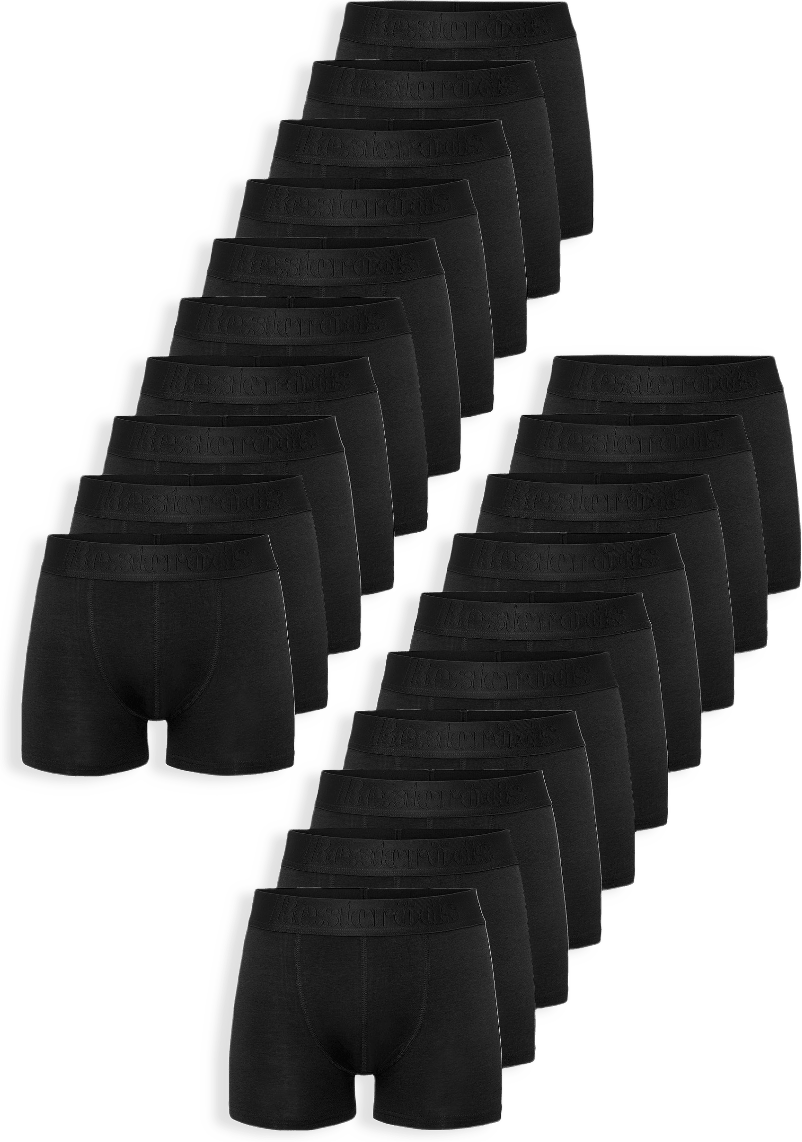 Ekologisk Bomull, Boxer, 20-pack, Svart