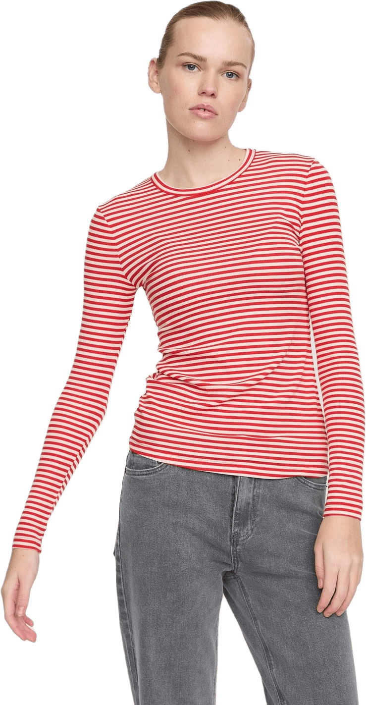 Srfenja Stripe O-neck Top
