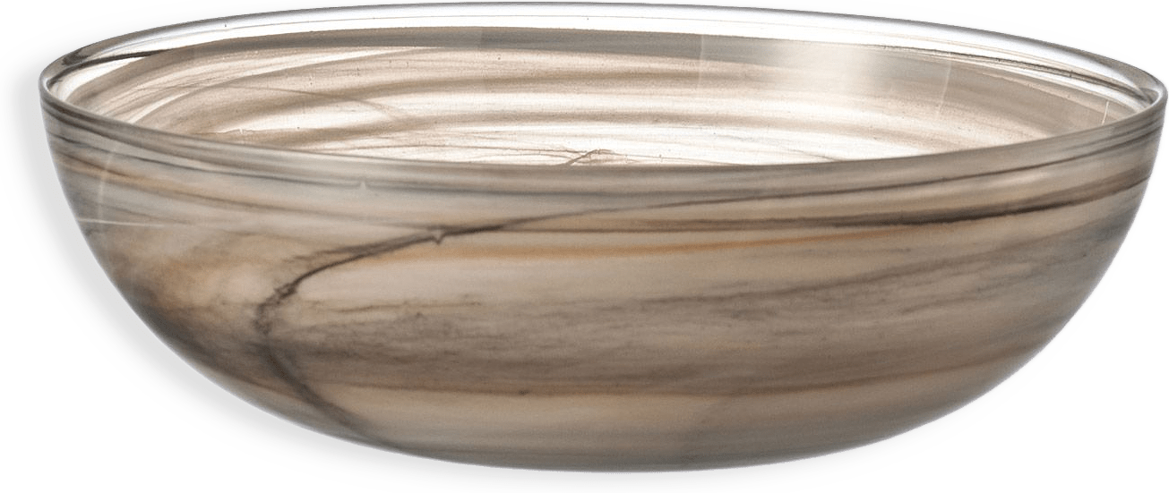 Bowl flat 28 Alabastro