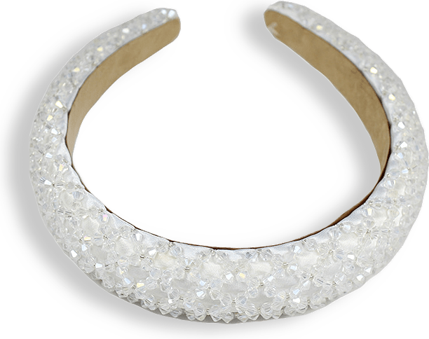 Diadem Med Fasetterade Stenar 3 Cm