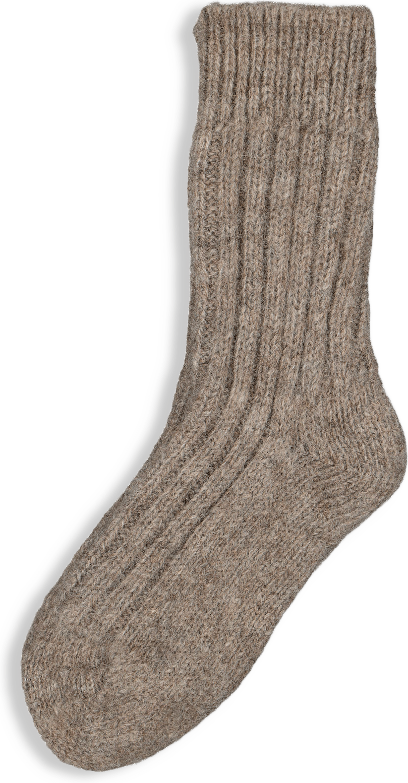 Ribbade raggsockor i alpacka- och ullmix