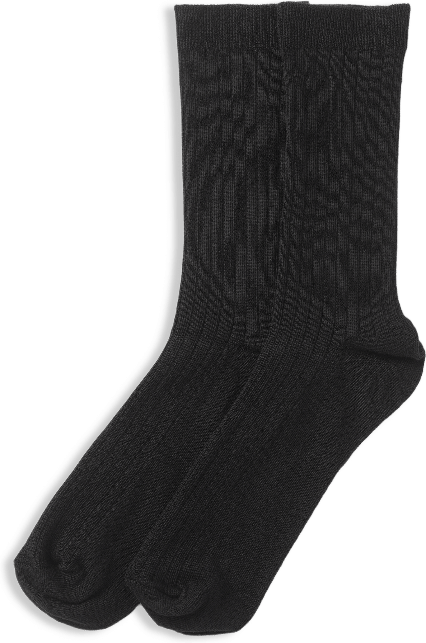 Ribbade strumpor i ekologisk bomull