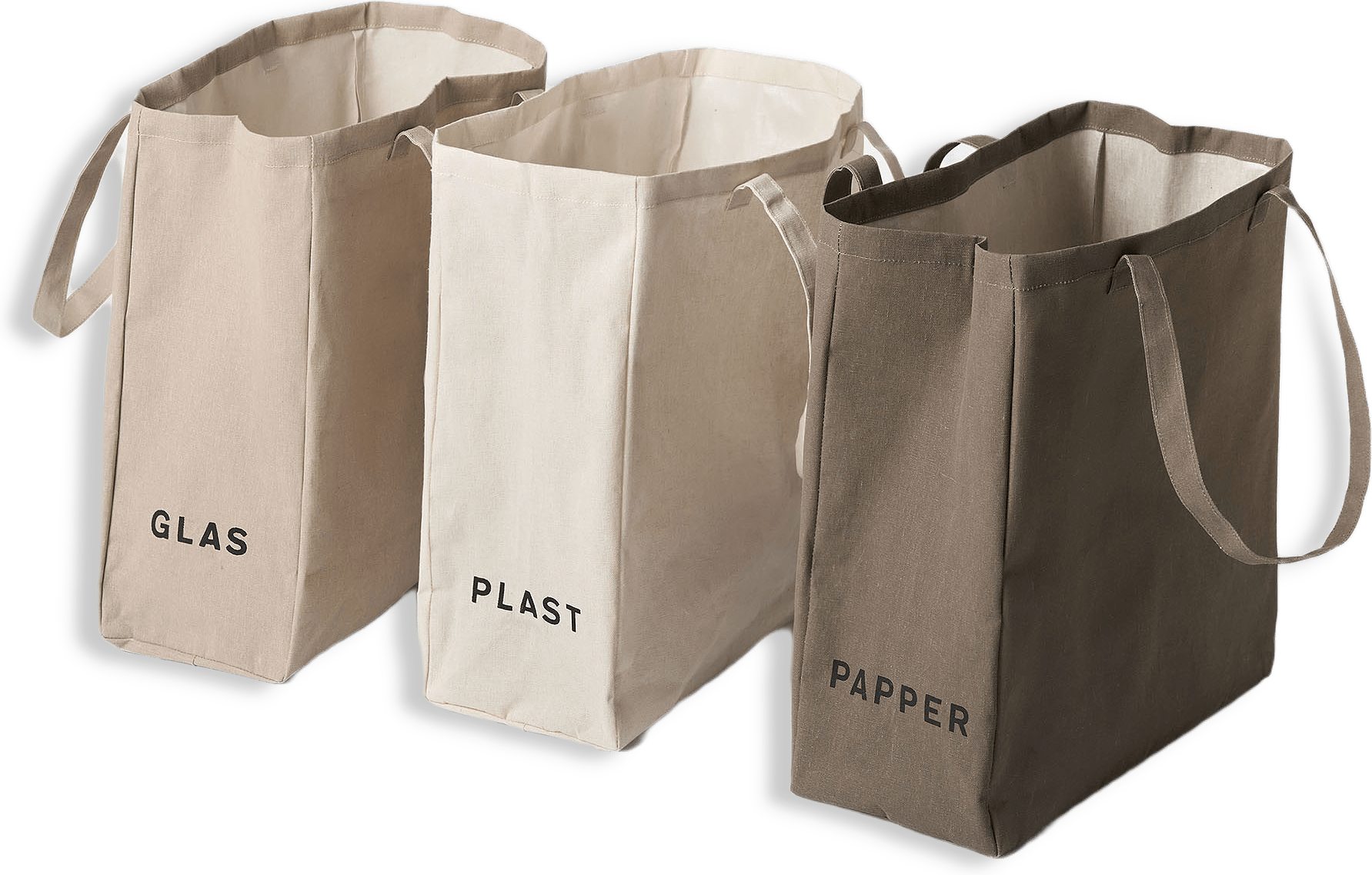 Förvaringspåsar RECYCLE, 3-pack