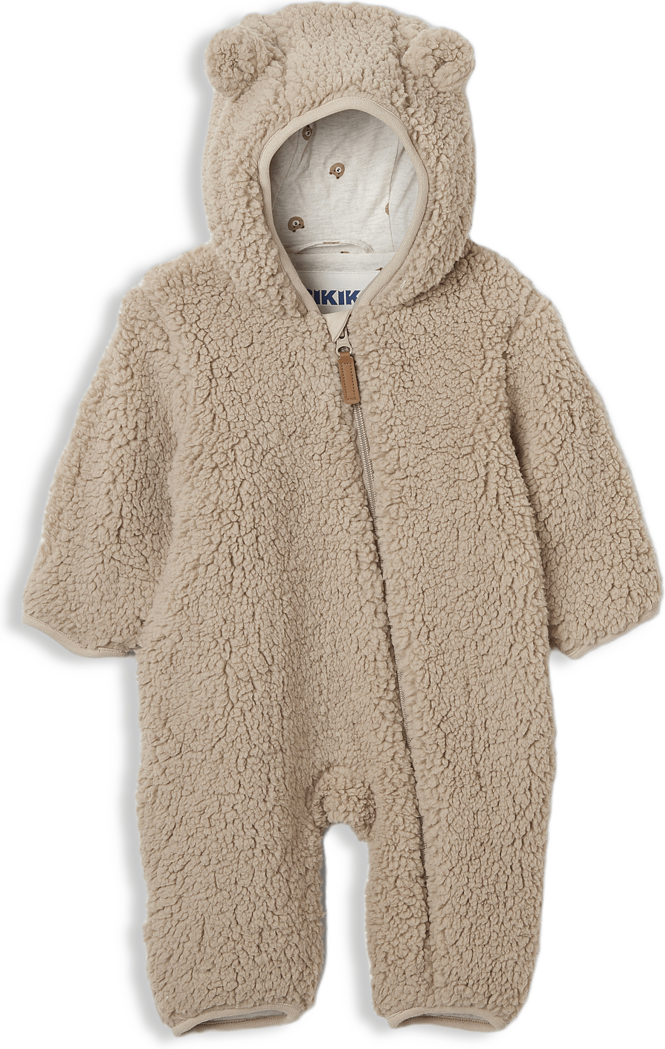 Fluffig fleeceoverall med huva SESAM