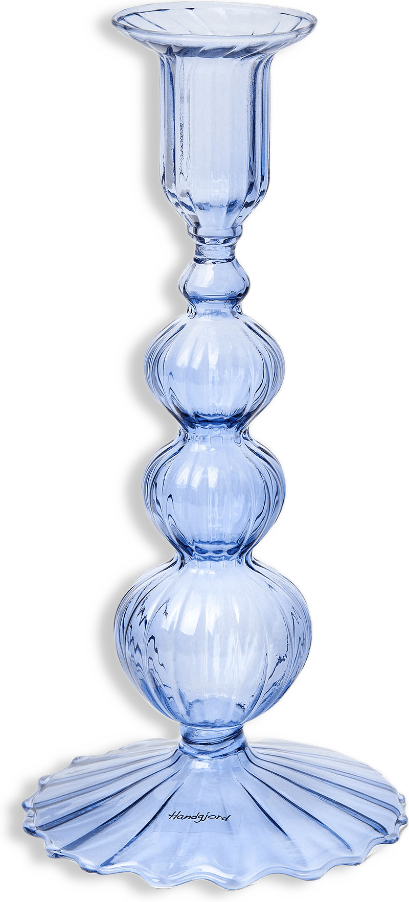 Ljusstake i glas CELISE 19 cm