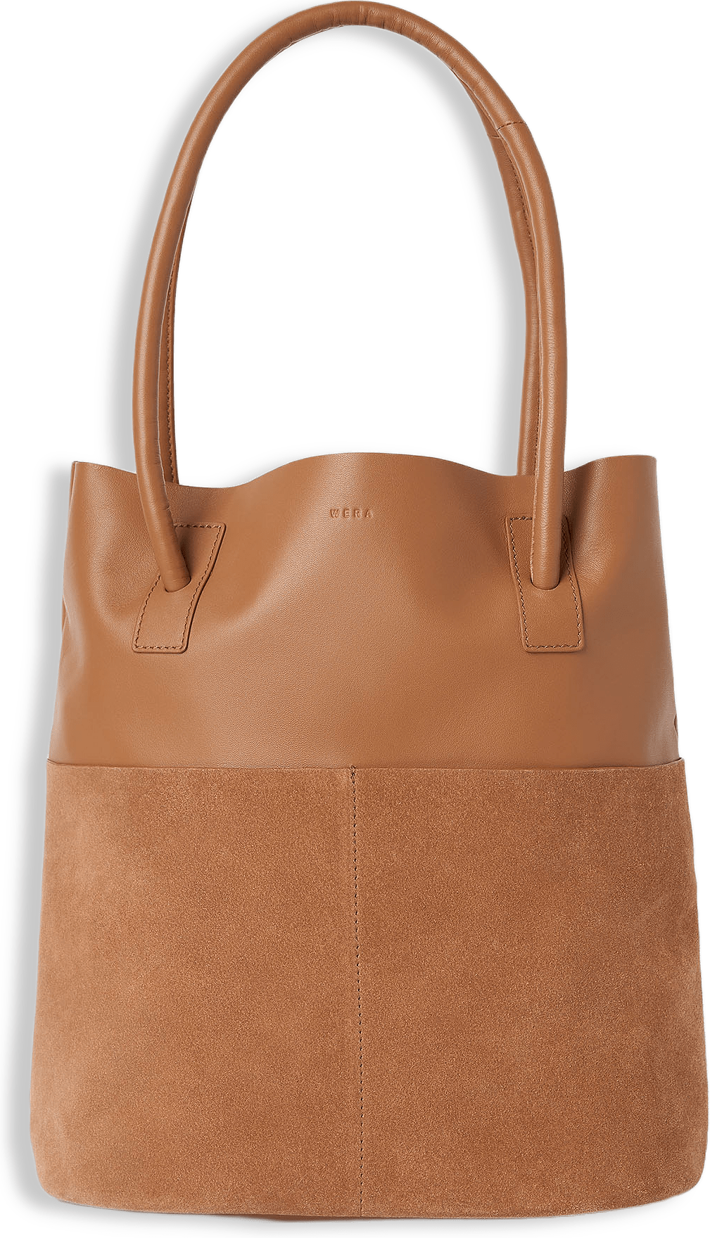 Bucket bag i skinn SPANY