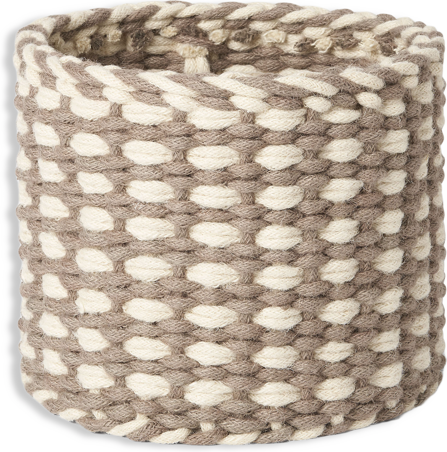 Flätad korg i jute ADELE 26 cm
