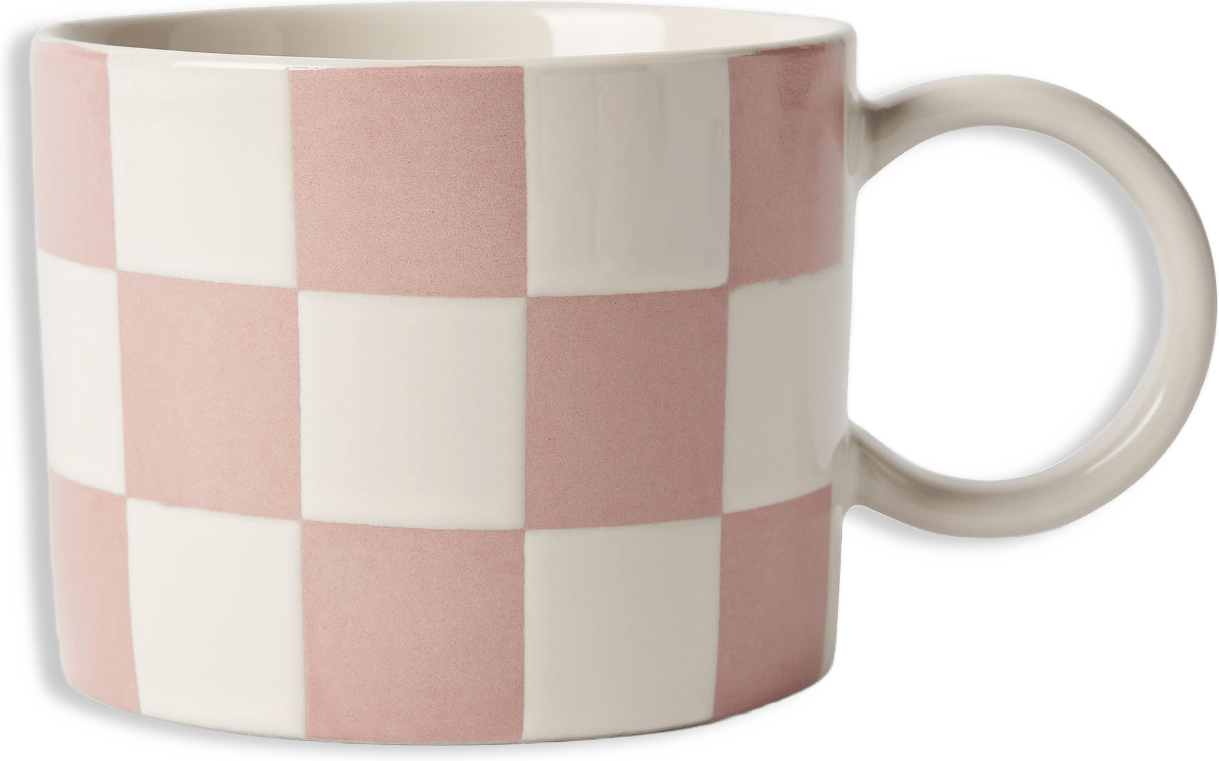 Mugg i stengods ADA CHECKER 25 cl