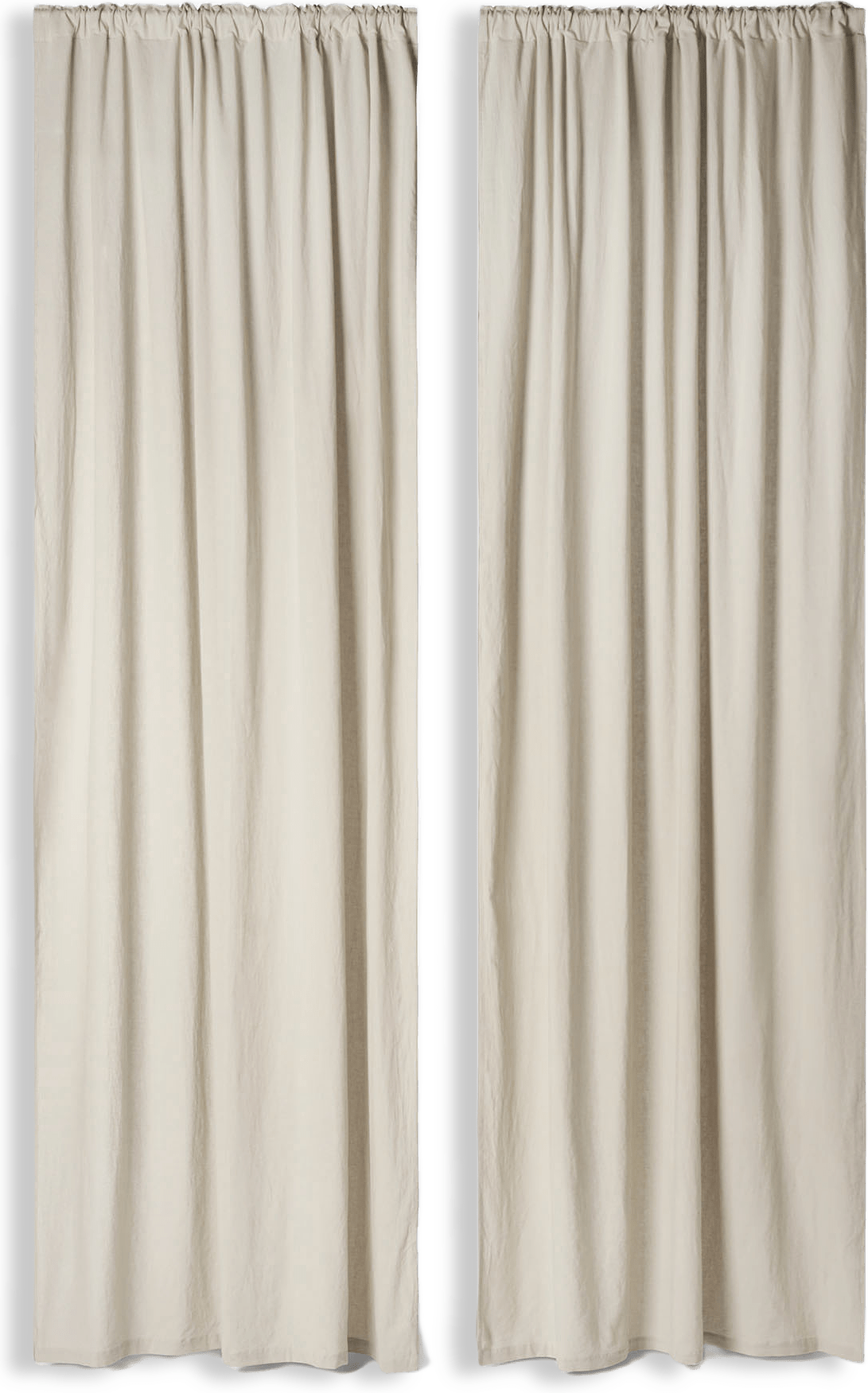 Gardin i linnemix LINO 145x250 cm, 2-pack
