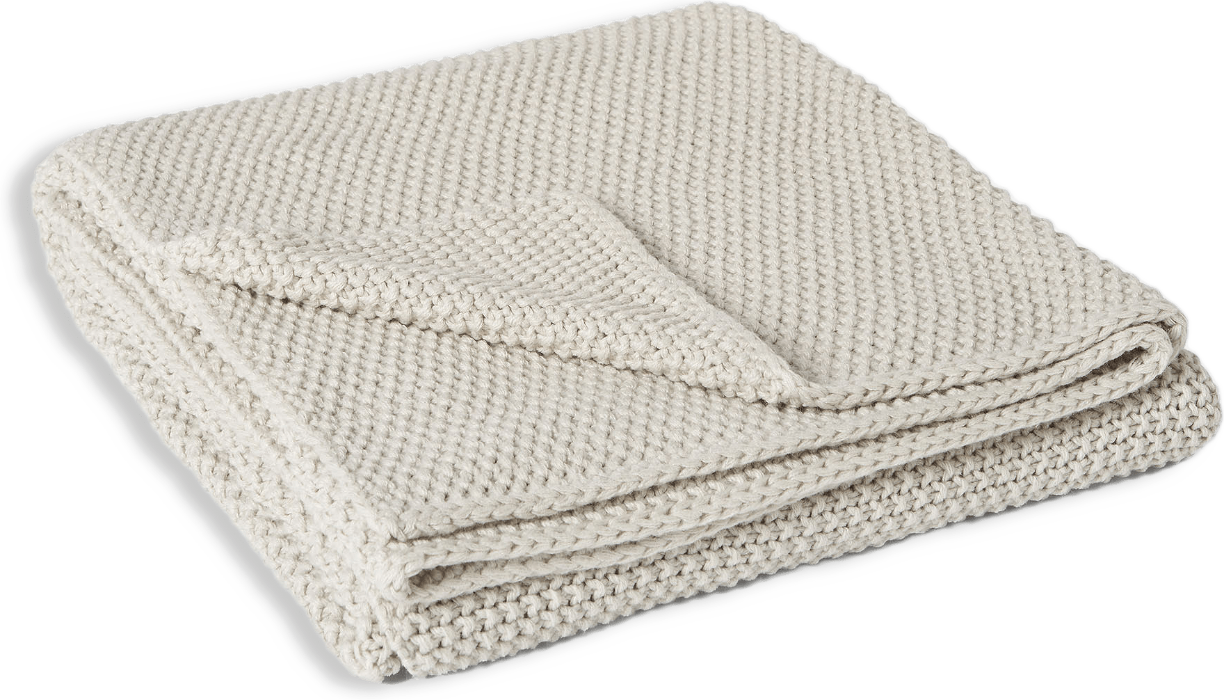 Stickad pläd KNIT 130x170 cm
