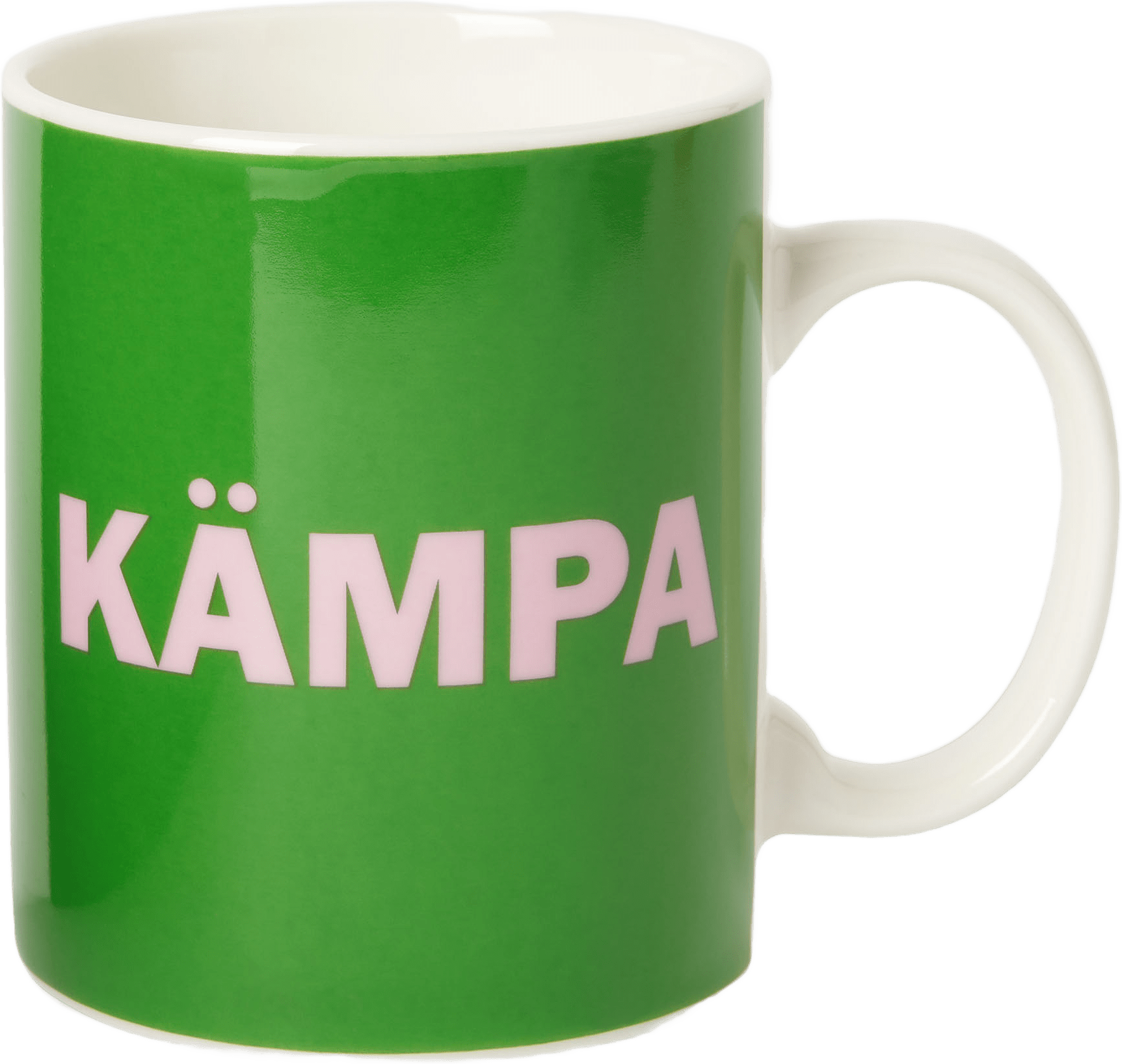 Mugg med text KÄMPA