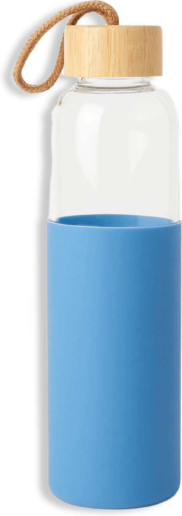 Glasflaska med lock MOA 600 ml