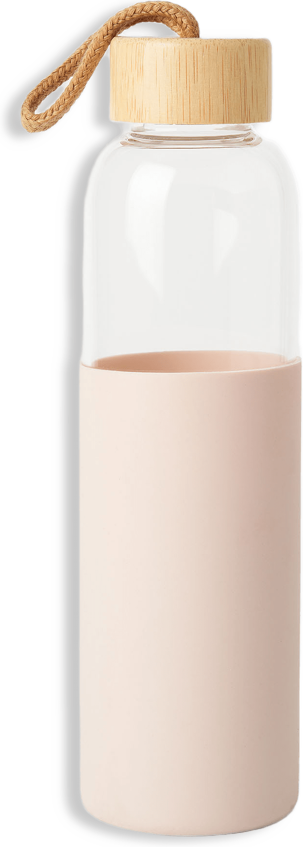 Glasflaska med lock MOA 600 ml